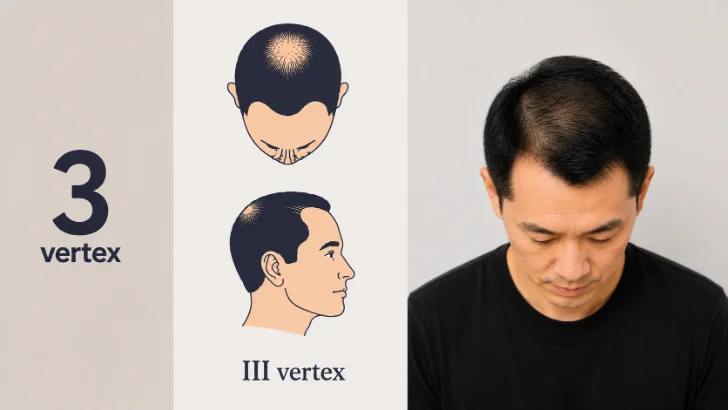 Hamilton–Norwood 第 III 期 vertex 型示意圖