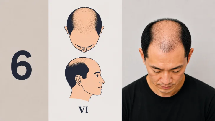 Hamilton–Norwood 第 VI 期示意圖